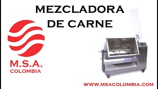 📌Mezcladora De Carne ®MSA Colombia Tutorial [upl. by Nueormahc]