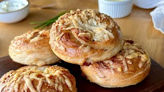 Homemade Asiago Bagels Recipe [upl. by Hannus]