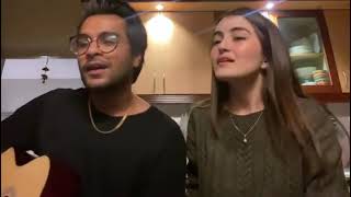 Asim azhar singing song with Meruub asimazhar [upl. by Sheepshanks]