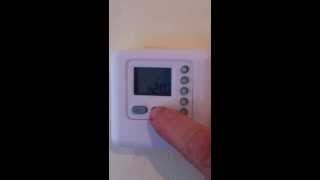 How to program a hortsmann programmable room thermostat [upl. by Ethelred]