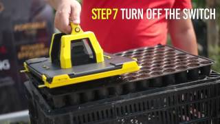 How to Operate Tray Seeder X by TaniMac [upl. by Ecyaj217]