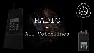 Radio  All Voicelines with Subtitles  SCP  Containment Breach v1311 [upl. by Hamimej]