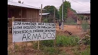 En Carmen del Darién Chocó líderes dicen que “todos están amenazados”  Noticias Caracol [upl. by Ahnavas]