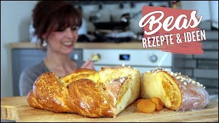 Hefezopf Rezept  gefüllter Striezel  Backen zum Frühstück oder Osterbrunch [upl. by Bautram]