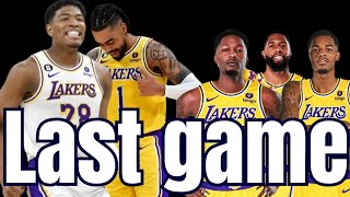 Lakers Last Game Before Trades [upl. by Annait]