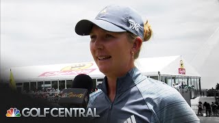 Linnea Strom Everything clicked during ShopRite LPGA Classic  Golf Central  Golf Channel [upl. by Solhcin]