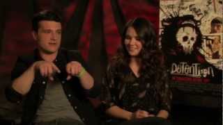 Josh Hutcherson amp Shanley Caswell Interview  Detention Exclusive [upl. by Spohr697]