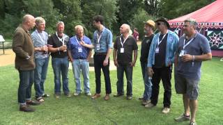 Cambridge Folk Festival 2014  Fishermans Friends Interview amp Performance [upl. by Madeleine]