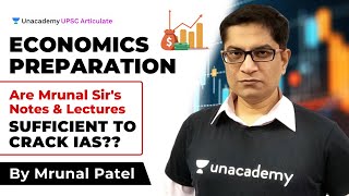 Are Mrunal Sirs Notes amp Lectures sufficient to crack IAS   Economics Preparation by Mrunal Patel [upl. by Macknair]