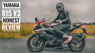 Yamaha R15 V3 Review  Best 150cc bike in India  Road test  RWR [upl. by Fayola876]