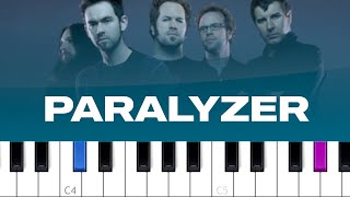 Finger Eleven  Paralyzer piano tutorial [upl. by Galatia445]