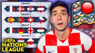 UEFA Nations League Draw  LIVE Reaction [upl. by Eversole910]