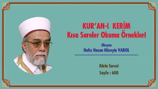 Hasan Hüseyin Varol  KURANI KERİMDEN KISA SURELER  Kâria Sûresi  Sayfa  600 [upl. by Anetsirk]