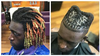 Loc Retwist Compilation  Dreadlocks Styles For Men By The Grooming Artist [upl. by Adnilram]