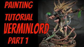 Painting Tutorial Verminlord part 1 Skin [upl. by Sacttler]