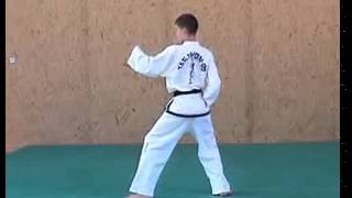 ITF Taekwon Do Patterns  Joong Gun [upl. by Yecart]