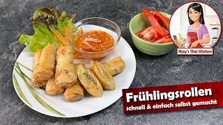 Thailändische Frühlingsrollen selber machen [upl. by Gnut]