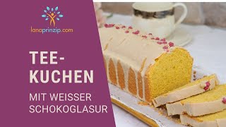 Saftiges Teekuchen Rezept mit Schokoladenglasur [upl. by Ydda]