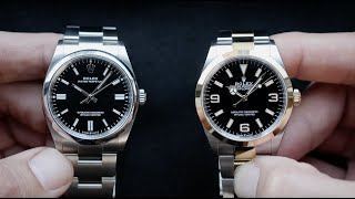 The All New Rolex Explorer 36 Vs Oyster Perpetual 36 Beyond the obvious  Hafiz J Mehmood [upl. by Elam]