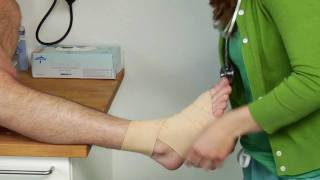 Medical Conditions amp Treatments  How to Wrap an Ankle With an Ace Bandage [upl. by Enelav245]