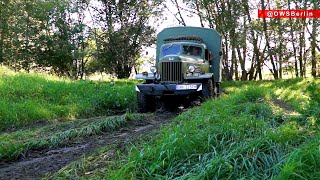 Покатушки на ЗИЛ  157 — Driving off road old Soviet Russian 6X6 Truck ZIL157 [upl. by Ecnaiva254]