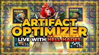 NEW Artifact Optimizer ft HellHades  RAID Shadow Legends [upl. by Kcirederf210]