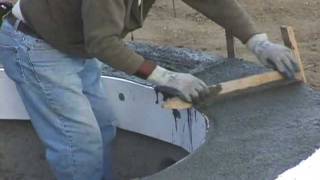 HOW TO BUILD YOUR OWN POOL  PART 5 of 7 COPING  TILE  PreDECK SETUP [upl. by Goulder959]