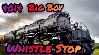 4014 Big Boy Whistle Stop in Carlin NV [upl. by Maurine]