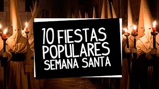 Las 10 mejores fiestas de Semana Santa en España [upl. by Iralam]