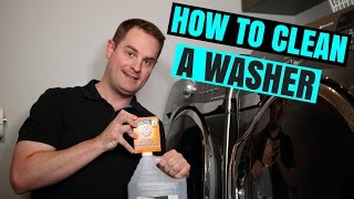 HOW TO CLEAN YOUR WASHING MACHINE  QUICK amp EASY [upl. by Anilac]