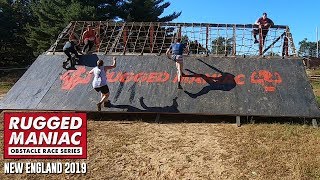 Rugged Maniac 2019 All Obstacles [upl. by Kcirdlek]