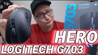 Logitech G703 HERO Review ALMOST PERFECT [upl. by Mountford]