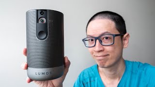 LUMOS ATOM portable 1080P projector review [upl. by Ettener380]