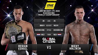 Regian Eersel vs Nieky Holzken II  Full Fight Replay [upl. by Leavelle4]