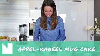 Koken met Foodieness Afl 1 Appelkaneel mug cake [upl. by Arot]