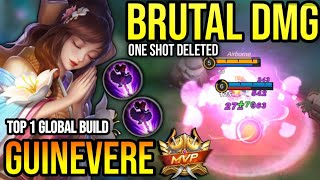 GUINEVERE BEST BUILD 2023  BUILD TOP 1 GLOBAL GUINEVERE GAMEPLAY  MOBILE LEGENDS✓ [upl. by Carpio]