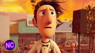 Food Tornado  Cloudy With A Chance Of Meatballs 2009  Now Comedy [upl. by Nikolai]