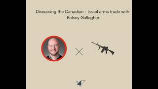 Discussing the Canadian  Israel arms trade with Kesley Gallagher [upl. by Yovonnda]