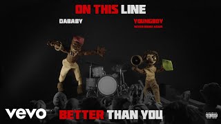 DaBaby amp NBA YoungBoy  On This Line Official Audio [upl. by Ahsekar334]