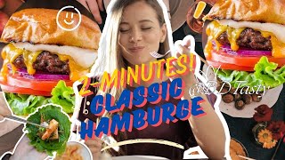 2minutes Perfect Classic Hamburger Made from ScratchBDTasty [upl. by Jeu]