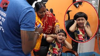 Ear Piercing Baby Crying  Ear Piercing Little Girl Crying  Ear Piercings India [upl. by Morey]