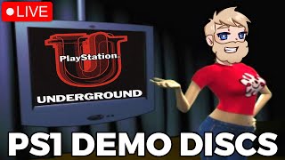 Testing Out PlayStation 1 DEMO DISCS Playstation Underground [upl. by Ivana]