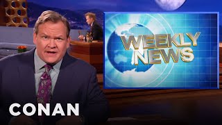 Andy Richter Reports Elderly Paperweights Bad Seashell Advice amp More  CONAN on TBS [upl. by Garris]