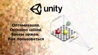 Unity Оптимизация Occlusion culling Зачем нужен Как пользоваться [upl. by Culliton499]