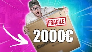 CE COLIS CONTIENT UN OBJET A 2000€  Unboxing [upl. by Aleihs]