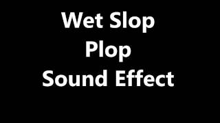 Wet Slop Plop Sound Effect [upl. by Yeung]