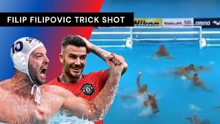 BEND IT LIKE A BECKHAM Filip Filipovic TRICK shot against Australia [upl. by Larson673]