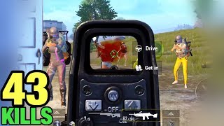 NEW WORLD RECORD  43 KILLS SOLO vs SQUAD  TACAZ PUBG MOBILE [upl. by Inaliak]