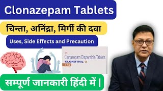 Clonazepam Tablets IP 05 mg Uses in Hindi [upl. by Wavell]