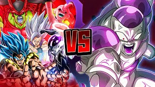 SUPER EZA PHY FULL POWER FRIEZA VS DIFFICULT BOSSES OF THE 9TH YEAR WWDC META DBZ Dokkan Battle [upl. by Llerut]